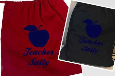  Teachers Apple Navy Flock